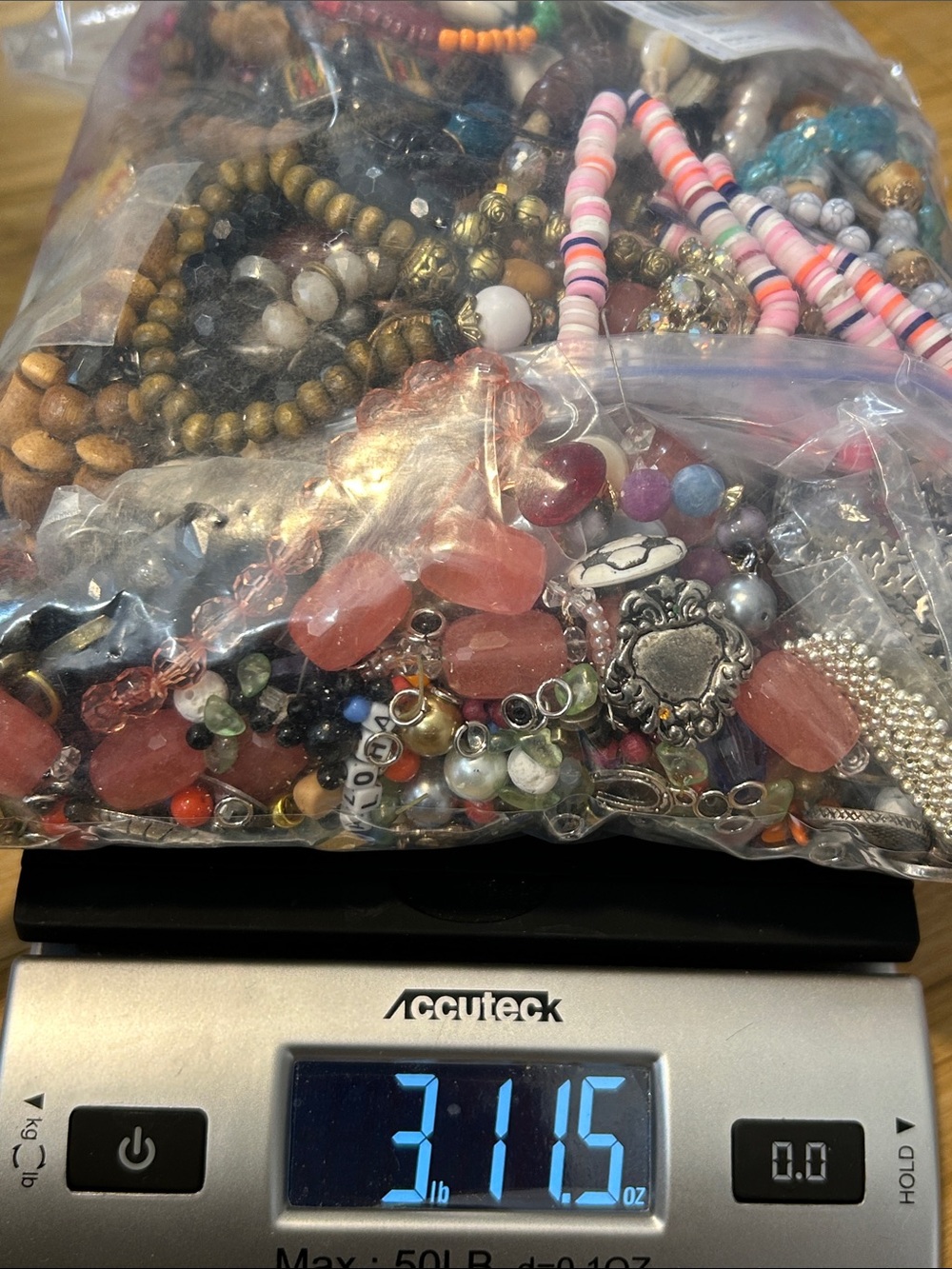 Craft! Over 3 pounds 11 oz (tons of pendants in this one)